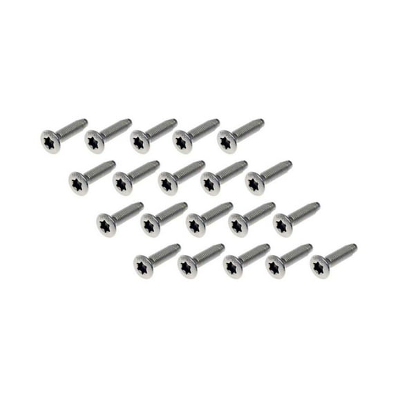 KarParts360 For Dodge Durango 2011-2019 Door Hinge Screws | Stainless Steel | T45 Torx Head Drive Type | 0.62 Inches Head Diameter | Tapered Head Seat Type | 0.31 Inches Thread Diameter | 6511246AA