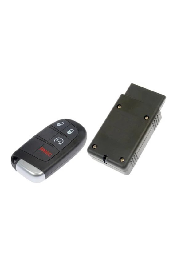 For Dodge Durango 2014 2015 2016 2017 Keyless Entry Remote | Black Color | 4 Buttons | Replacement For 56046955AC, 68066350AA