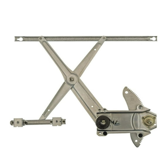 KarParts360 For Dodge Ram 1500 1994-2001 Window Regulator Front, Driver Side | Metal; Plastic Cable | Bolt On | Plastic Gear | Manual Window Operation | Replacement For 55075793, 55075813