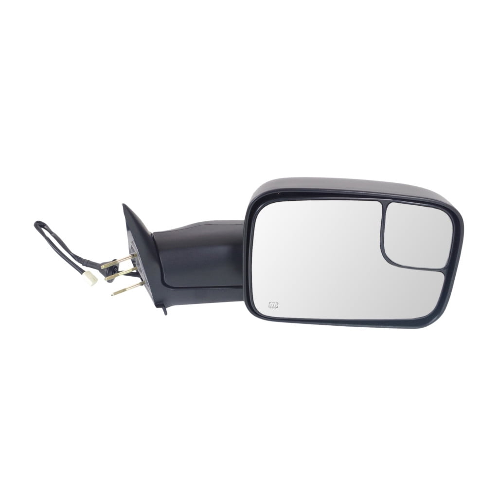 Power Side View Mirror - Textured Black With Puddle Lamp, Driver Left For Ford Explorer/Mercury Mountaineer 1995-2001