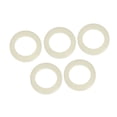 thumbnail image 1 of KarParts360 For Dodge Ram 1500 2004 2005 2006 Engine Oil Drain Plug Gaskets | 5 Pieces | Nylon Material | White | 0.51 Inches Inside Diameter | Replacement For 3769935, 4763738, 1 of 4