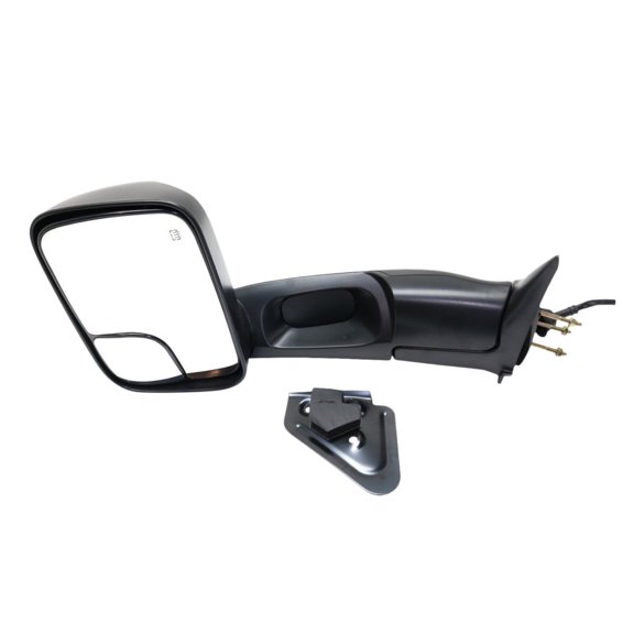 KarParts360 For Dodge Ram 1500/2500/3500 1998 1999 2000 2001 Door Mirror Driver Side Textured Black | Power | Foldaway | Heated | Towing Mirror | With Blind Spot Glass | Flip-out Head | For CH1320307
