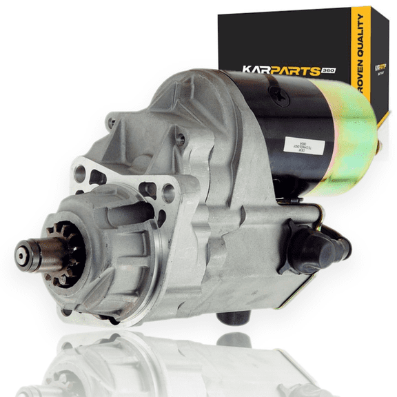 KarParts360 For Dodge Ram 1500 Van 1998 99 00 01 2002 Starter | Aluminum | Open Nose Cone | Grounded Case Grounding | Clockwise Starter Rotation | Replacement For 88877198