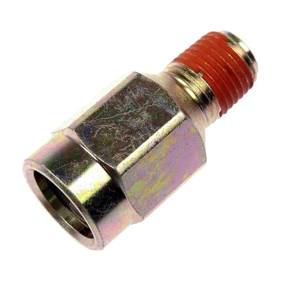 KarParts360 For Dodge Ram 2500/3500/1500 1994 95 96 97 98 1999 Transmission Line Connector | Steel Material | Male Thread End 1 | Quick Disconnect End 2 | Straight Fitting Angle | 4617517, 52028471