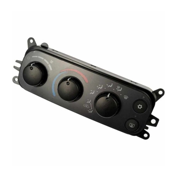 KarParts360 For Dodge Ram 2500/3500/1500 2002 2003 2004 2005 HVAC Control Module | Black; White Housing | Bolt On | Manual Control | Female Connector | Replacement For 55055905AA, 55055905AD
