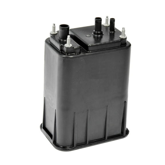 KarParts360 For Dodge Ram 2500/3500/1500 Van 1998 99 00 01 02 2003 Evaporative Emissions Charcoal Canister | Plastic | Black | Carbon Filter | 0.68 In. Inside Diameter | w/ Filter Elements | 53030837