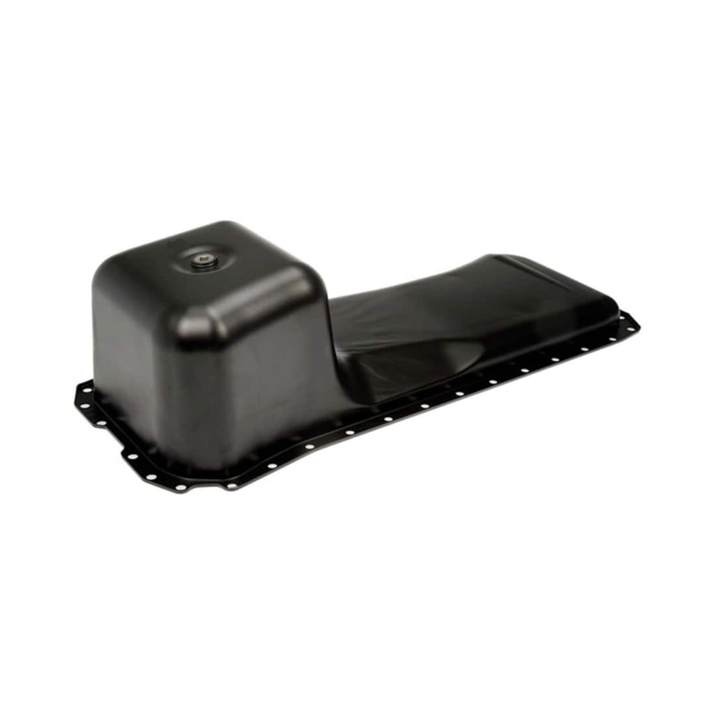 KarParts360 For Dodge Ram 2500/3500 1994-2002 Engine Oil Pan | Steel Material | Black | 10 qt Capacity | M18-1.5 Drain Thread Size | 8.5625 Inches Maximum Depth | 8.5 Inches Minimum Depth | 4761330