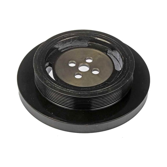 KarParts360 For Dodge Ram 2500/3500 1999 2000 2001 2002 Harmonic Balancer | Black Color | Serpentine Drive Belt Type | 53.5 Millimeters Depth | 19.1 Millimeters Inside Diameter | 5011800AA, 5011830AA
