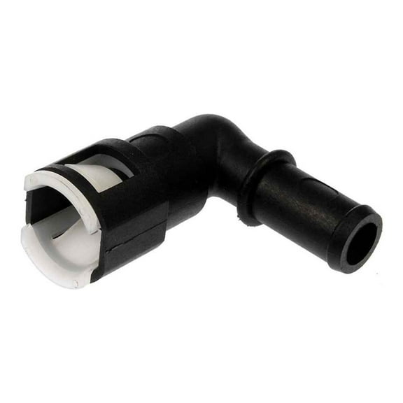 KarParts360 For Dodge Ram 3500/2500 2007 2008 2009 2010 Hose Connector | Plastic | Quick Disconnect End 1 Type | Hose Barb End 2 Type | 90 degrees Fitting Angle | Quick Connect System | For 15139564
