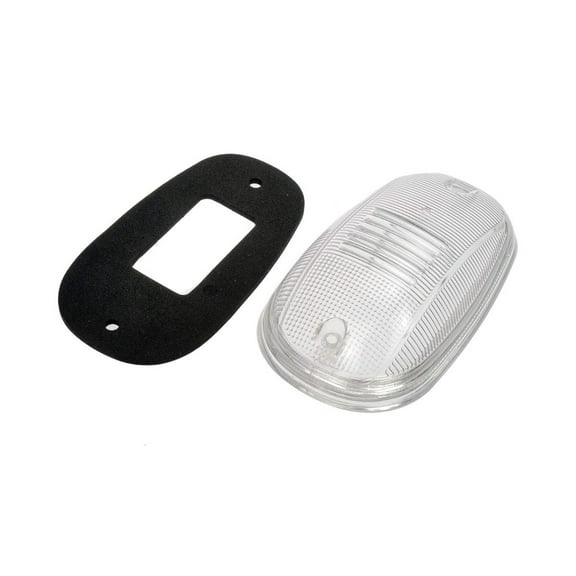 KarParts360 For Dodge Ram 3500/Ram 2500 2010 Roof Light | Clear Lens | Black Plastic Housing | Plastic Lens | Blade Terminal | Screw On Mounting Method | For 55372929AB, 68261677AA