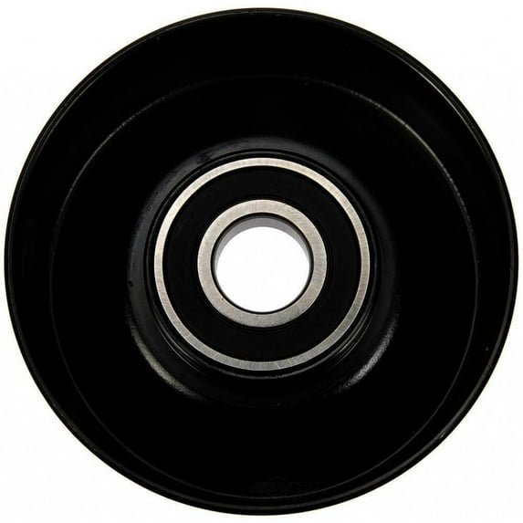 KarParts360 For Dodge Ram 3500 Van 1999 00 01 02 2003 Idler Pulley | Steel | Serpentine Belt Type | Black Color | OEM Grade Type | 17 Millimeters Inside Diameter | Replacement For 53009508