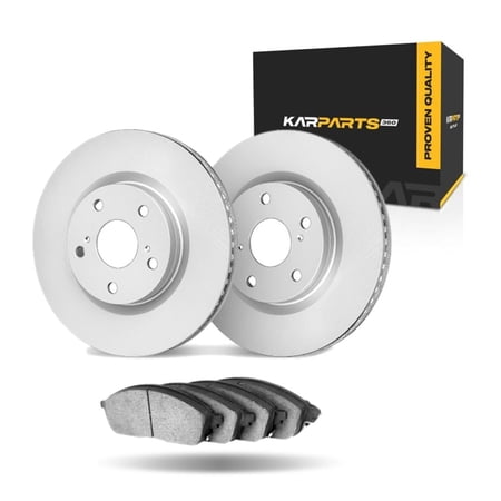KarParts360 For Dodge Ram 4500/5500 2008 2009 2010 Brake Set Rear | Vented | Plain Rotor Style | 112 Millimeters / 4.41 Inches Bolt Circle | 5 Lugs | 395 Millimeters / 15.55 Inches Outside Diameter