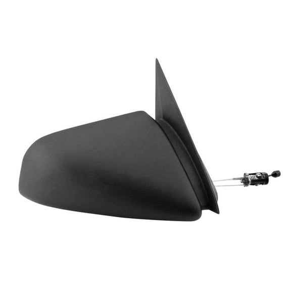 KarParts360 For Dodge Shadow 1990 91 92 93 1994 Door Mirror Passenger Side | Primed | Black | Convex | Manual Remote | Non-Foldaway | Non-Heated | Duster | Replacement For CH1321120 | 4299924