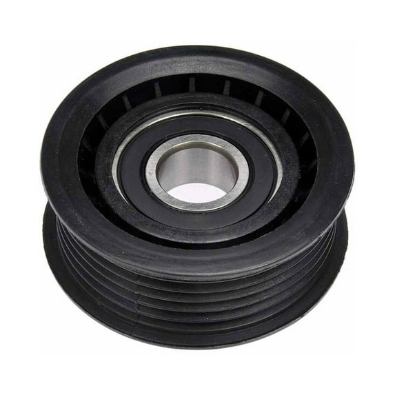KarParts360 For Dodge Sprinter 2500/3500 2003 2004 2005 2006 Idler Pulley | Plastic | Serpentine Belt Type | Black Color | 17 Millimeters Inside Diameter | 1 Pulley Bearing | For 2020919, 59903341E
