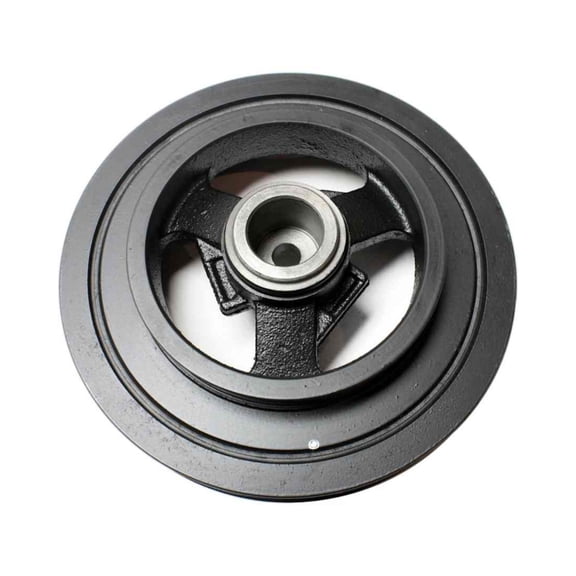 KarParts360 For Dodge Stratus 1995-2005 Harmonic Balancer | Black Color | Serpentine Drive Belt Type | 1 Mounting Hole | Replacement For 4663533, 4694268