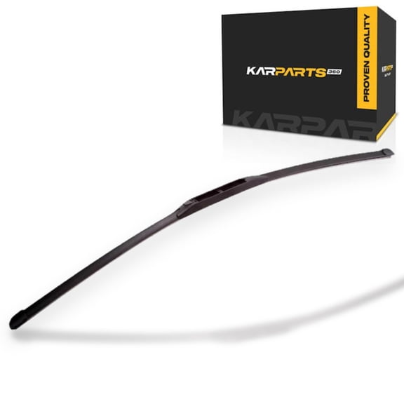 KarParts360 For Dodge Vision 2015-2017 Beam Wiper Blade | Beam Blade | Natural Rubber | Pre-Attached Adapter | Black Frame | Plastic/Steel Blend Frame | Replacement For 19390086