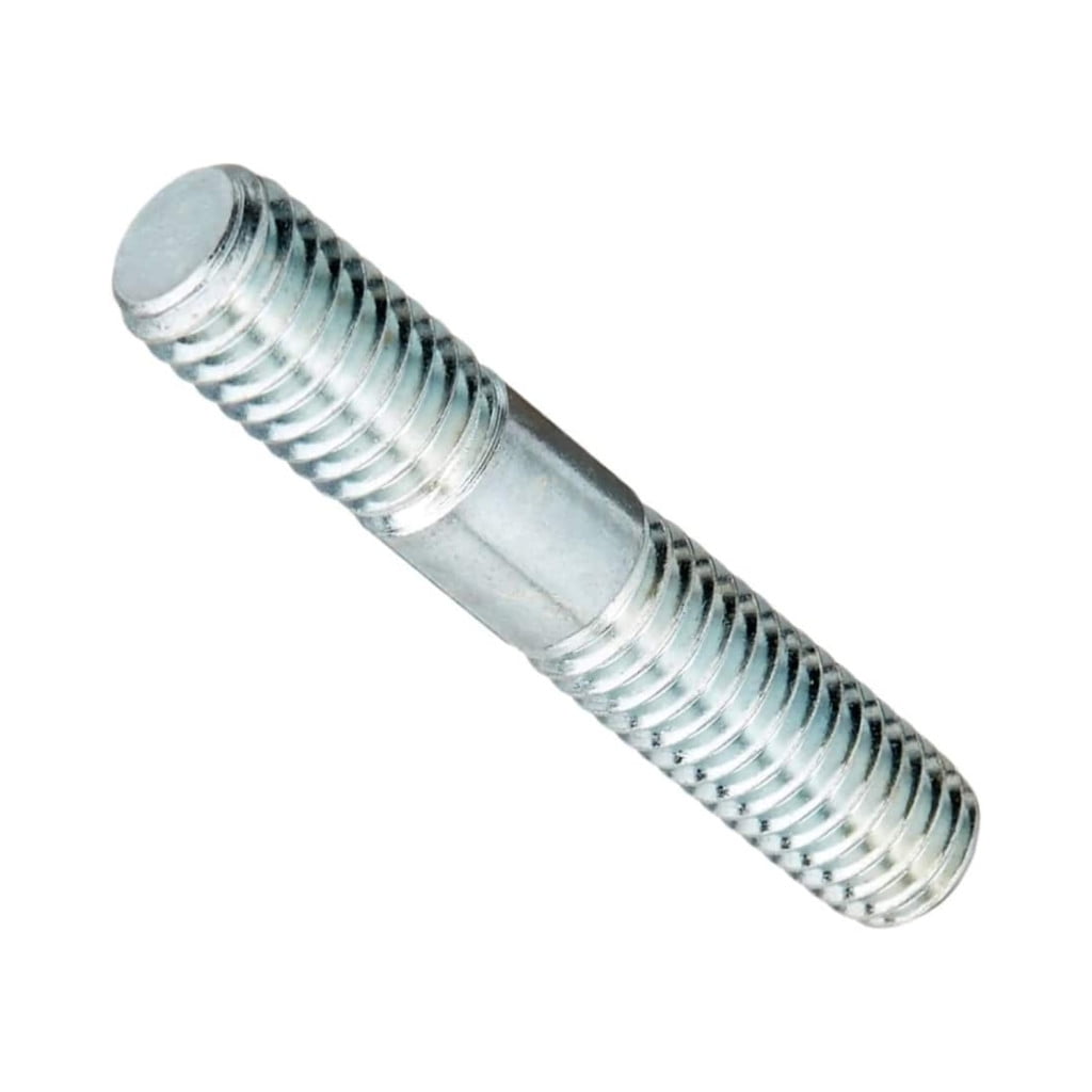KarParts360 Double Ended Stud | Metal, Zinc | Rods/Flats/Angles Fastener Category | 3/8 Thread Diameter | 18; 24 Threads Per Inch | 3/8-16 Inches Thread Size