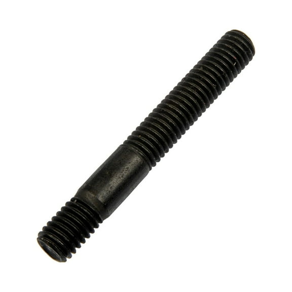 KarParts360 Double Ended Stud | Steel | Phosphate Finish | Double End Bolt Type | Silver, Black Color | Coarse End 1 Thread Type | Coarse End 2 Thread Type | Bolts Fastener Category