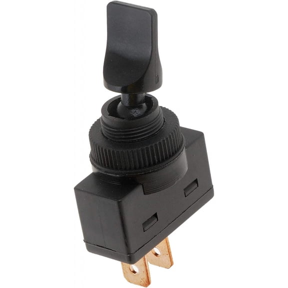 KarParts360 Duckbill Toggle Switch | Plastic Housing | Black Switch | 20 A Amperage Rating | Non-Illuminated | Excluded Mounting Bracket | Single Pole Type