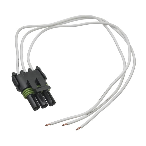 CarLights360 For Eagle Premier 1990 Electrical Connector | Plastic | Metal Contact Terminal Material | Pin Terminal | Push On Attachment Method | Oval | 1 Male Connector | Replacement For 12116257