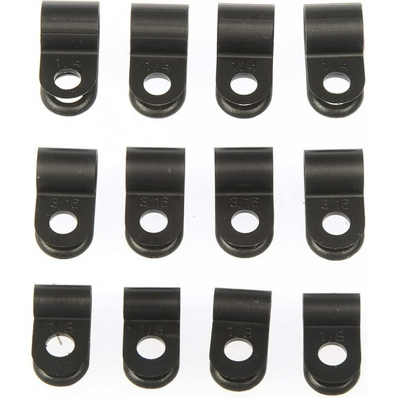 KarParts360 Electrical Clamp | Nylon | Screw Attachment | Black