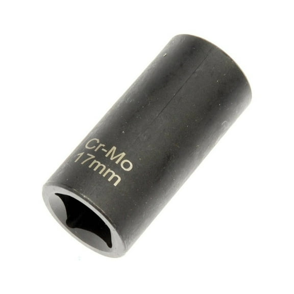 KarParts360 Emergency Lug Nut Removal Tool | Steel Socket | Black Socket Color | Deep | 17 Millimeters Maximum Hex Size | 17 Millimeters Minimum Hex Size
