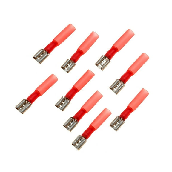 KarParts360 Female Disconnect Terminal | Copper | 1.102 inches Length | Disconnects Type | Water Resistant | 22-18 Wire Gauge Measurement