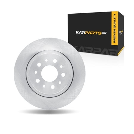 KarParts360 For Fiat 500L 2014 15 16 17 18 2019 Disc Brake Rotor | Rear | Solid Type | 264 Millimeters/10.39 Inches Outside Diameter | 5 Stud/Lug Hole
