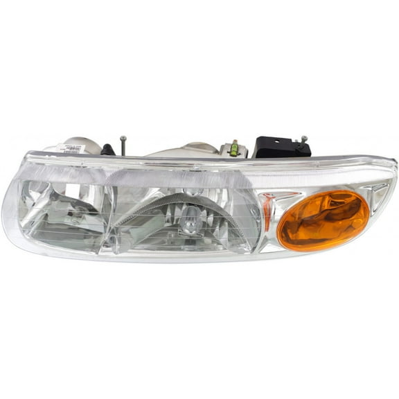 KarParts360 For 2000 2001 Saturn SW2 Headlight Assembly Driver Side w/ Bulbs For GM2502206