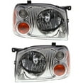thumbnail image 1 of For 2001 2002 2003 2004 Nissan Frontier Pair Headlights Driver and Passenger Side XE; w/aluminized bezel NI2502130 NI2503130 | 26060-8Z325 26010-8Z325, 1 of 4