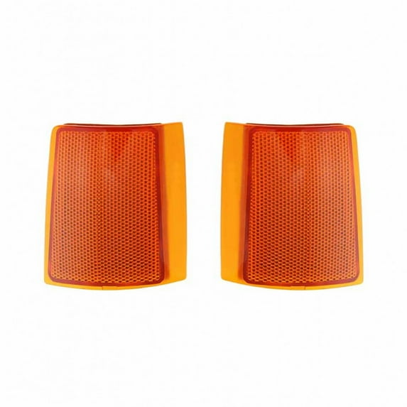 KarParts360 For 2001 2002 GMC SIERRA 3500 Corner Light Driver and Passenger Side Pair Replaces GM2550148 CAPA Certified GM2551148