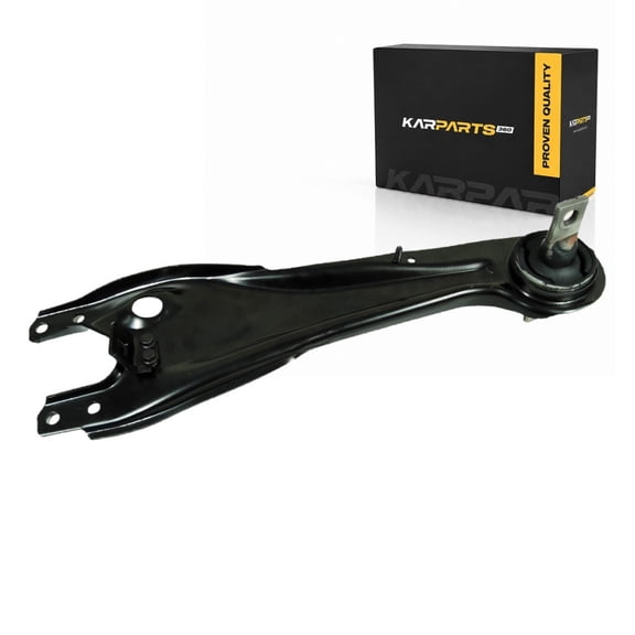 KarParts360 For 2001-2006 Acura MDX Trailing Arm | Steel | Rubber Bushing | Black | Bushing End 1
