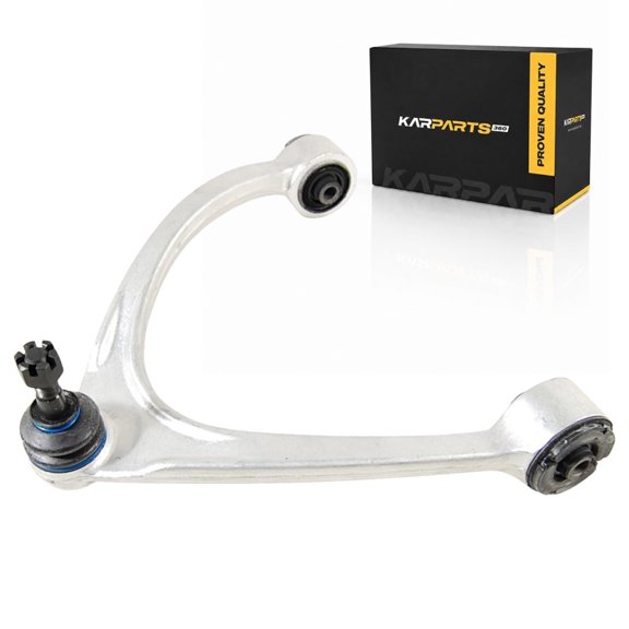 KarParts360 For 2001-2006 Lexus LS430 Control Arm and Ball Joint | Aluminum | Press In Ball Joint Mounting | Rubber Bushing | Silver Control Arm