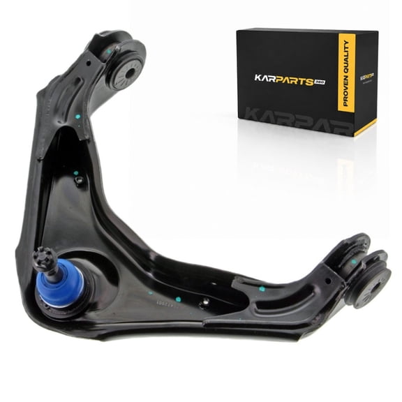 KarParts360 For 2002 03 04 05 2006 Chevy Avalanche 2500 Control Arm and Ball Joint | Steel | Blue Boot | Threaded Ball Joint Stud | Rubber Bushing