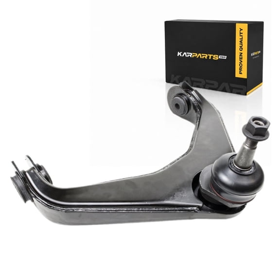 KarParts360 For 2002 03 04 05 2006 Chevy Avalanche 2500 Control Arm and Ball Joint | Steel | Threaded Ball Joint Stud | Rubber Bushing | Black