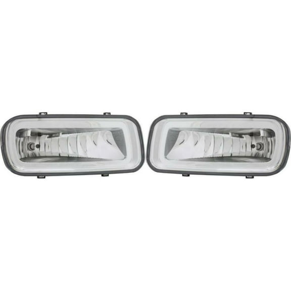 KarParts360 For 2004 2005 Ford F-150 Fog Light Assembly Pair Driver and Passenger Side w/Bulbs Replaces FO2592197 FO2593197
