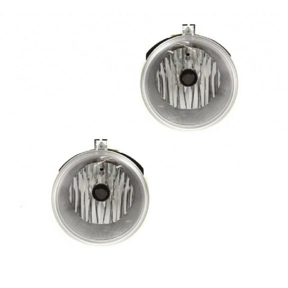 KarParts360 For 2005-2010 Jeep Grand-Cherokee Driver and Passenger Side Pair Fog Light Assembly Replaces CH2592135