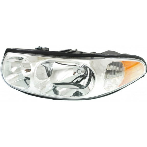 KarParts360 For 2005 Buick Lesabre Headlight Assembly Driver Side w/ Bulbs For GM2502204