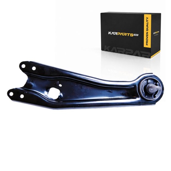 KarParts360 For 2007-2013 Acura MDX Trailing Arm | Steel | Rubber Bushing | Black | Bushing End 1