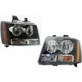 thumbnail image 1 of KarParts360 For 2007-2013 Chevy Suburban 2500 Headlight Assembly Pair Driver and Passenger Side w/Bulbs DOT Certified Replaces GM2502263 GM2503263, 1 of 4
