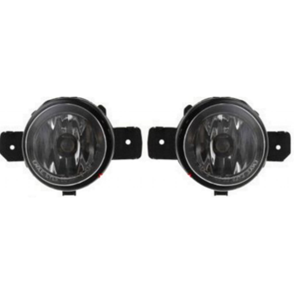 KarParts360 For 2008 2009 2010 Nissan Rogue Fog Light Assembly Pair Driver and Passenger Side w/Bulbs Replaces NI2592122 NI2593122