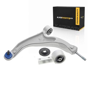 KarParts360 For 2009-2015 Honda Pilot Control Arm and Ball Joint | Blue Boot | Threaded Ball Joint Stud | Sintered Metal Bearing | Rubber Bushing