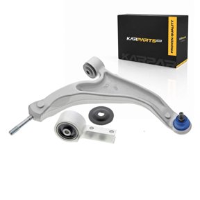 KarParts360 For 2009-2015 Honda Pilot Control Arm and Ball Joint | Sintered Metal Bearing | Blue Boot | Threaded Ball Joint Stud | Rubber Bushing