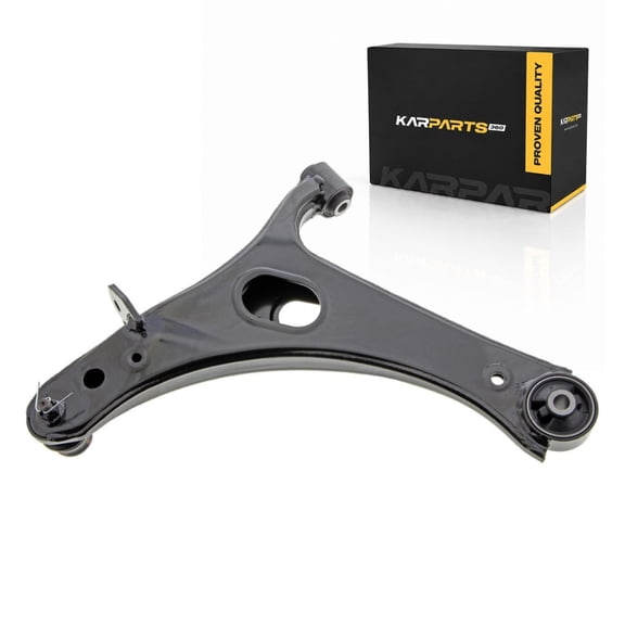 KarParts360 For 2010 11 12 13 2014 Subaru Legacy Control Arm and Ball Joint Assembly | Steel | Press In Ball Joint Mounting | Rubber Bushing | Black