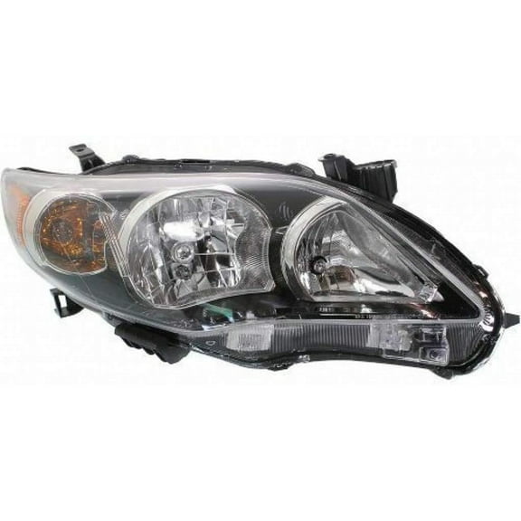 KarParts360 For 2011 2012 2013 Toyota COROLLA Headlight Assembly Passenger Side w/Bulbs Replaces TO2503204