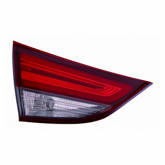 KarParts360 For 2011-2016 Hyundai Elantra Tail Light Inner Driver Side LED w/Bulbs Replaces HY2802129 CAPA Certified