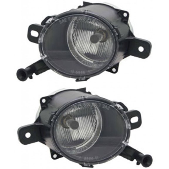 KarParts360 For 2014 2015 2016 2017 Chevy SS Fog Light Assembly Pair Driver and Passenger Side w/ Bulbs Replaces GM2592301 GM2593301