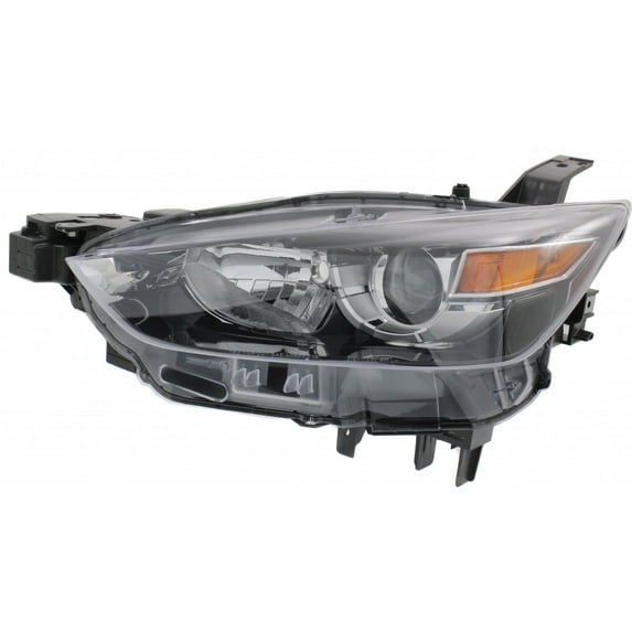 KarParts360 For 2016-2022 Mazda CX-3 Headlight Assembly Driver Side Black Housing Replaces MA2518173 CAPA Certified