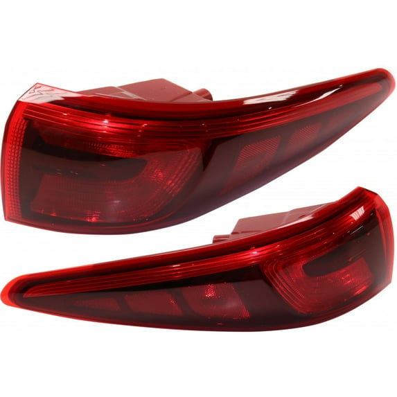 KarParts360 For 2017 2018 2019 Kia Sportage Tail Light Assembly Driver and Passenger Side w/Bulbs CAPA Certified | Replaces KI2804132 | KI2805132
