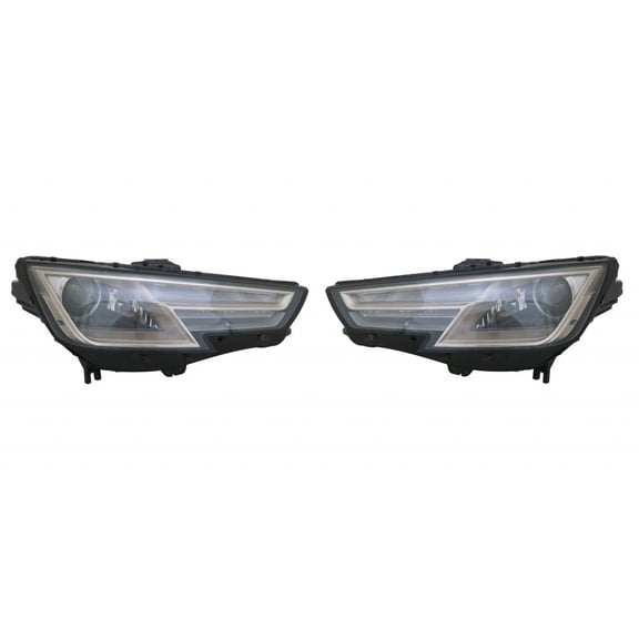 KarParts360 For 2017 2018 Audi A4 allroad Headlight Assembly Driver and Passenger Side HID Type Replaces AU2502203 DOT Certified AU2503203